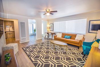 Living room area at Woodland Village Apartments , Woodland California